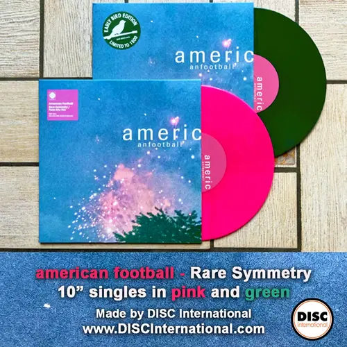 Limited Edition 10" vinyl singles in 2 different colours, Pink & green. Artist: American Fo(..)