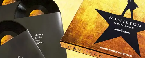 12" black vinyl for the 'Hamilton' Boxset